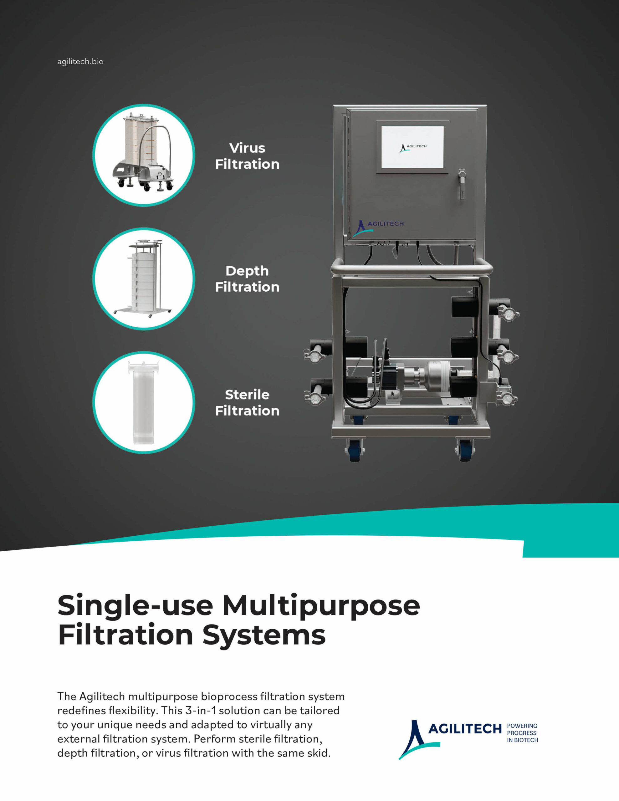 Agilitech Single-use Multipurpose Filtration System