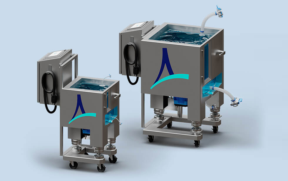 Introducing new single-use mixers from 10 L to 650 L